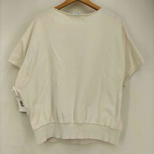 チャンピオン Champion フロントロゴプリント ボートネック ラグランスウェット 半袖 Tシャツ レディース JPN:M