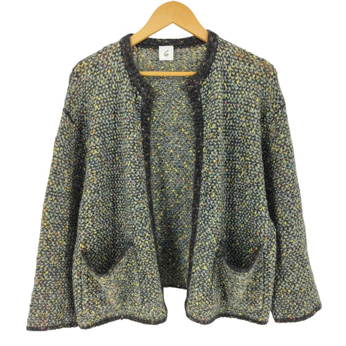 ロクビューティーアンドユースユナイテッドアローズ 6 BEAUTY & YOUTH UNITED ARROWS 25AW ミックスニットカーディガン レディース FREE