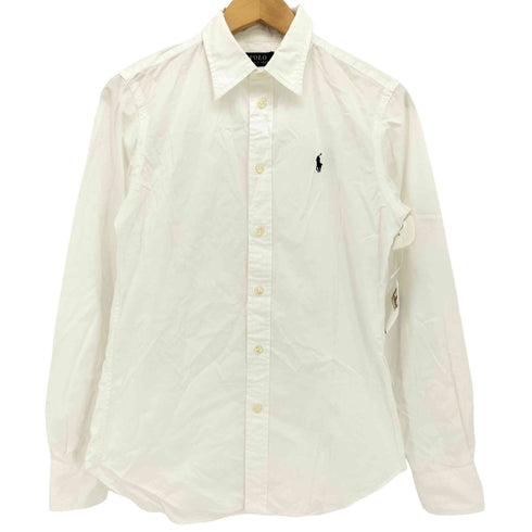 ポロラルフローレン POLO RALPH LAUREN CLASSIC FIT ポニー 刺繍 レギュラーカラー L/S シャツ レディース US:0-2