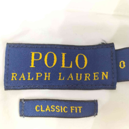 ポロラルフローレン POLO RALPH LAUREN CLASSIC FIT ポニー 刺繍 レギュラーカラー L/S シャツ レディース US:0-2