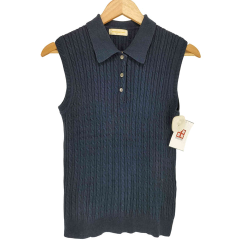 ブルックスブラザーズ BROOKS BROTHERS ケーブルニット ポロベスト レディース