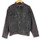 リーバイス Levis 80-90s 57507 ボタン裏43 オレンジタブ 先染め ブラック デニムジャケット メンズ M