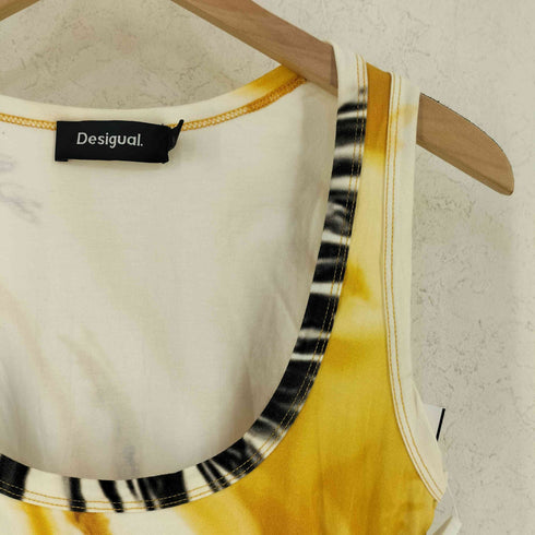 デシグアル Desigual 26SS プリント柄ストラップトップ タンクトップ レディース S