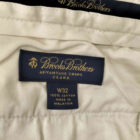 ブルックスブラザーズ BROOKS BROTHERS センタープレス ダブル裾 ワークスラックス パンツ メンズ W32