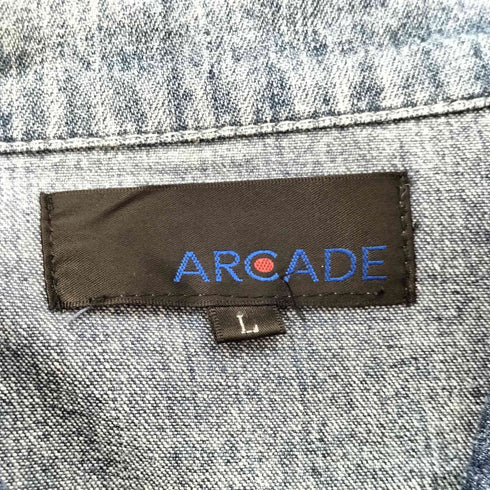 ARCADE ポケットデザイン デニムシャツ メンズ JPN:L