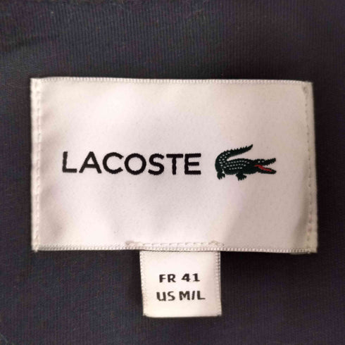 ラコステ LACOSTE ウールブレンドフェルトオーバーサイズ アウターシャツ メンズ import:M