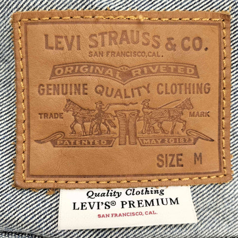 リーバイス Levis PREMIUM 復刻 1ST型 TYPE 1 TRUCKER トラックジャケット メンズ import:M