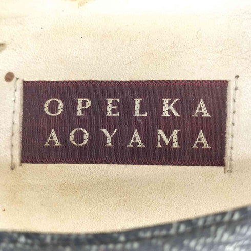 OPELKA AOYAMA 生地切替 プレーントゥ レザー ドレスシューズ メンズ 25 1/2