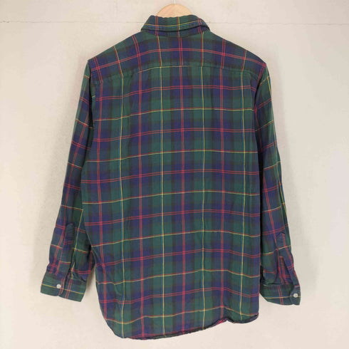 エルエルビーン L.L.Bean 80-90s USA製 ボタンダウン 長袖 チェックシャツ メンズ