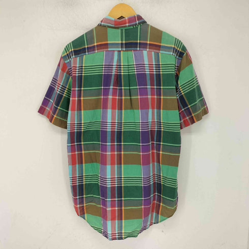 ラルフローレン RALPH LAUREN classic fit ボタンダウン マドラスチェックシャツ メンズ import:M