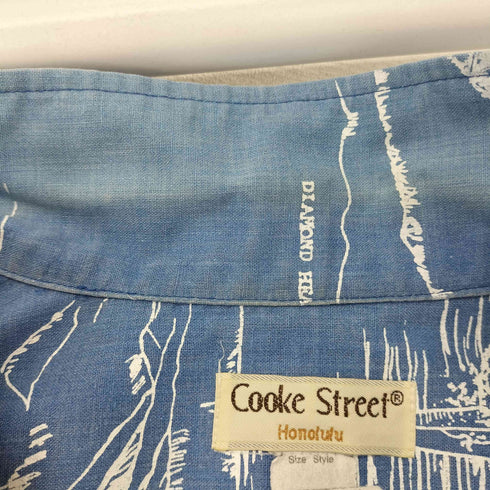 cooke street USA製 灯台柄 シャツ メンズ