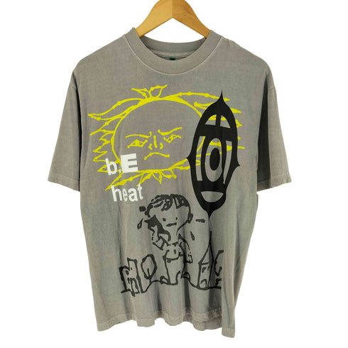 b.beautiful b.e heat Tシャツ クルーネック プリント 半袖シャツ メンズ M