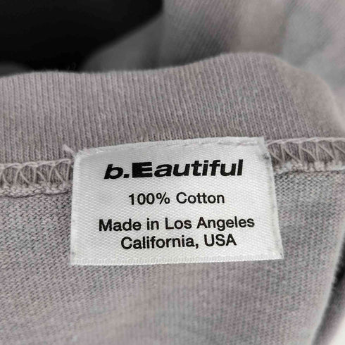 b.beautiful b.e heat Tシャツ クルーネック プリント 半袖シャツ メンズ M