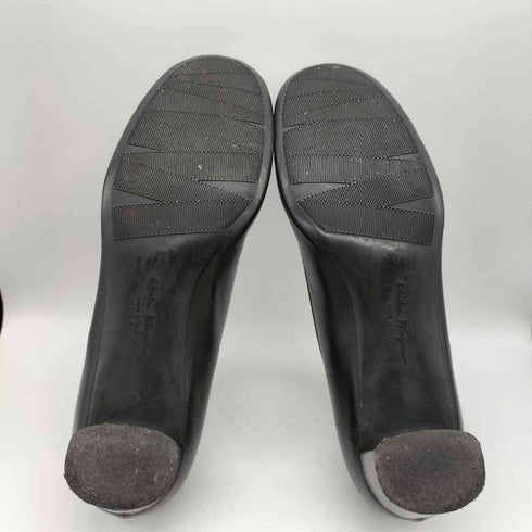 マイフェラガモ My Ferragamo MADE IN ITALY イタリア製 メタル バックル フラット パンプス レディース 7C