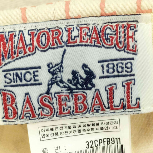 majorleague baseball メジャーリーグベースボール 総柄 LA キャップ レディース