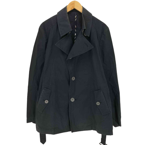 バーバリーブルーレーベル BURBERRY BLUE LABEL ベルテッド ショートトレンチコート レディース L