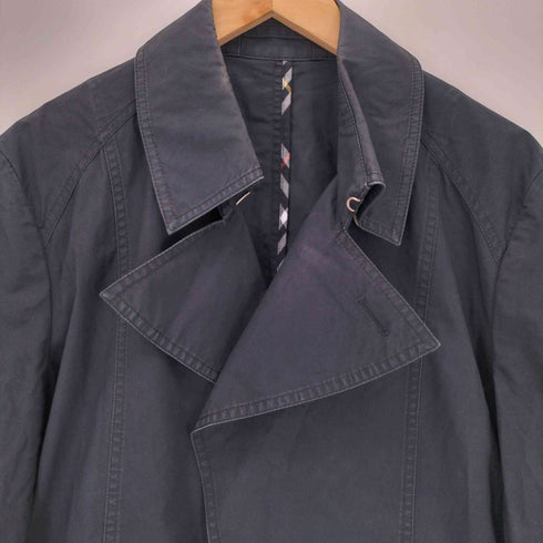 バーバリーブルーレーベル BURBERRY BLUE LABEL ベルテッド ショートトレンチコート レディース L