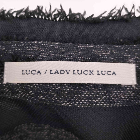 LUCA LADY LUK LUCA ボーダー フリンジ シャツ レディース