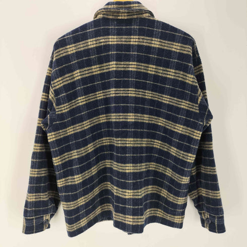 ROC&USC チェック ウール ジップアップ ジャケット ブルゾン メンズ import:M