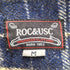 ROC&USC チェック ウール ジップアップ ジャケット ブルゾン メンズ import:M