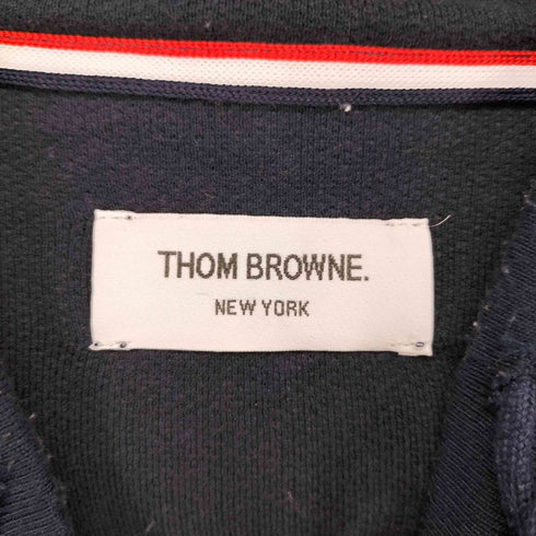 トムブラウン THOM BROWNE ワッフル生地 ジップアップパーカー メンズ JPN:2