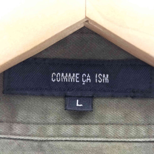 コムサイズム COMME CA ISM コンチョボタン ミリタリーワンピース レディース L