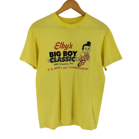 ヘインズ Hanes 80s USA製 企業 プリント 半袖 Tシャツ メンズ M