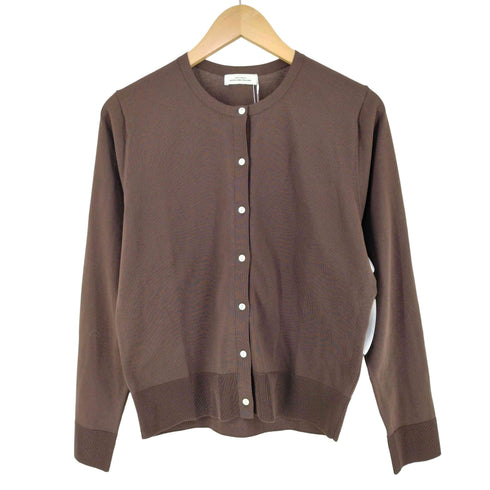 ユナイテッドアローズグリーンレーベルリラクシング UNITED ARROWS green label relaxing コットン ポリエステル クルーネック ニット カーディガン レディース