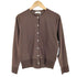 ユナイテッドアローズグリーンレーベルリラクシング UNITED ARROWS green label relaxing コットン ポリエステル クルーネック ニット カーディガン レディース
