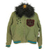 リプレイ REPLAY Fur Hooded Bomber Jacket ファー フーデッド ボンバー ジャケット MA1 Y2K レディース import:S