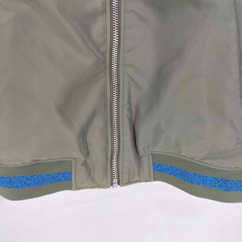 リプレイ REPLAY Fur Hooded Bomber Jacket ファー フーデッド ボンバー ジャケット MA1 Y2K レディース import:S