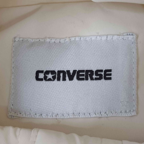 コンバース CONVERSE ALL STAR CLUB サークルロゴ ワンポイント刺繍 ファイバーダウンベスト レディース JPN:M