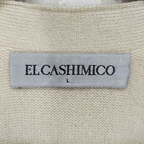 EL CASHIMICO 日本製 カシミヤ100% ニットベスト メンズ JPN:L