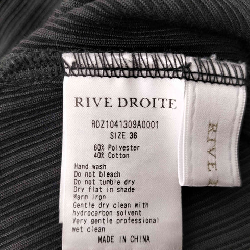 リヴドロワ RIVE DROITE 2WAY リブタンク ワンピース レディース JPN:36