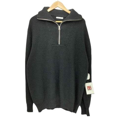 ザラ ZARA ハーフジップ ハイネック セーター メンズ import:XL