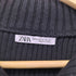 ザラ ZARA ハーフジップ ハイネック セーター メンズ import:XL