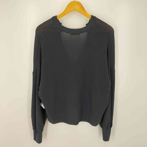 ラウンジドレス Loungedress 和紙天竺 スキッパー ニット レディース FREE