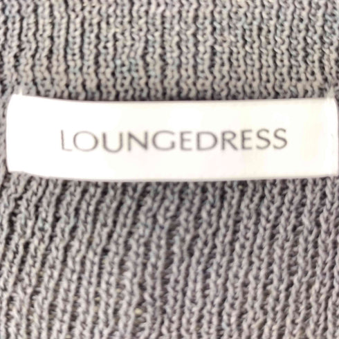 ラウンジドレス Loungedress 和紙天竺 スキッパー ニット レディース FREE