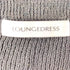 ラウンジドレス Loungedress 和紙天竺 スキッパー ニット レディース FREE