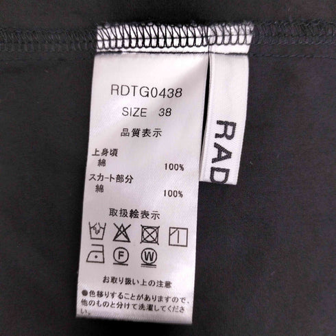 ラディエイト Radiate プリーツ 切替 ノースリーブ ワンピース レディース