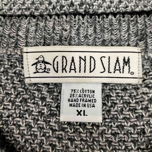 マンシングウェア Munsingwear フロント刺繍 USA製 プルオーバーニット メンズ import:XL