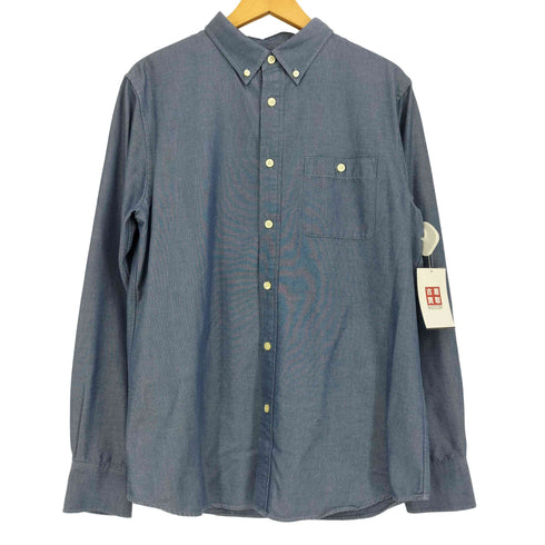 ザノースフェイス THE NORTH FACE コットン ポリ ミックスファブリック B.D シャンブレー シャツ メンズ import:XL