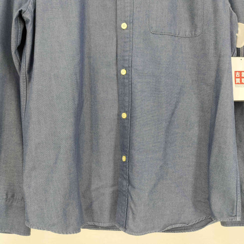 ザノースフェイス THE NORTH FACE コットン ポリ ミックスファブリック B.D シャンブレー シャツ メンズ import:XL