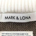 マークアンドロナ MARK&LONA スカル柄 Vネックニットセーター メンズ M