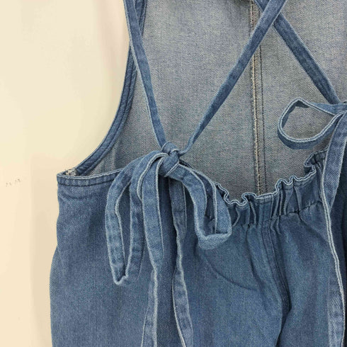 フリークスストア FREAKS STORE 24ss 紐デニム 2ストラップ サロペット レディース M