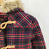 ラルフローレン RALPH LAUREN タータンチェック ファー ダッフルコート レディース 130