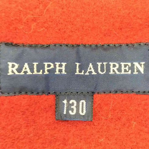 ラルフローレン RALPH LAUREN タータンチェック ファー ダッフルコート レディース 130