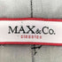 マックスアンドコー MAX&CO. ウール ダブルブレスト チェスターコート レディース