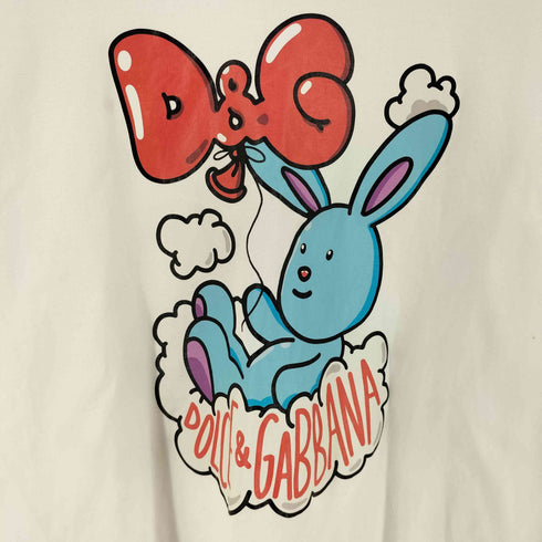 ドルチェアンドガッバーナ DOLCE&GABBANA コットン ウサギ キャラクター Tシャツ メンズ 36