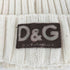 ディーアンドジードルチェアンドガッバーナ D&G DOLCE&GABBANA イタリア製 ハラコレザー ロゴワッペン アクリル ニット帽 メンズ FREE